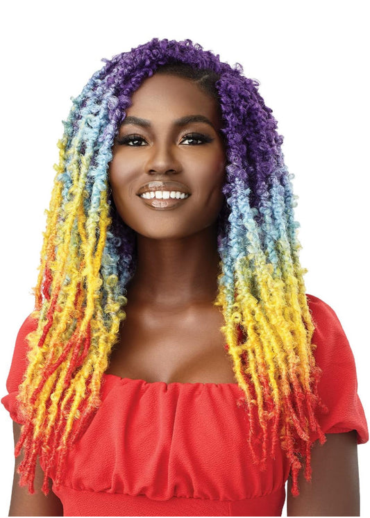 X-Pression Twisted Up Butterfly Jungle Island Summer Locs 18"