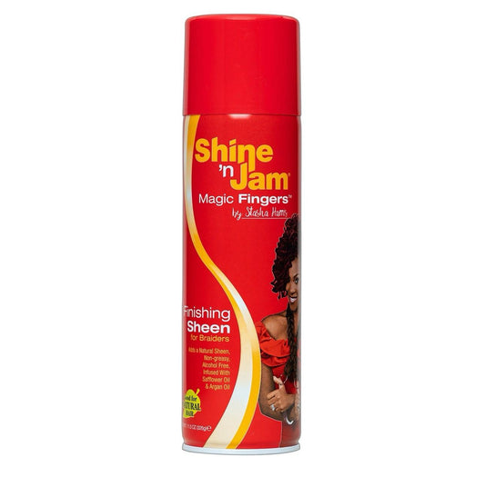 Shine N Jam Magic Fingers Finishing Sheen for Braiders, 11.5oz