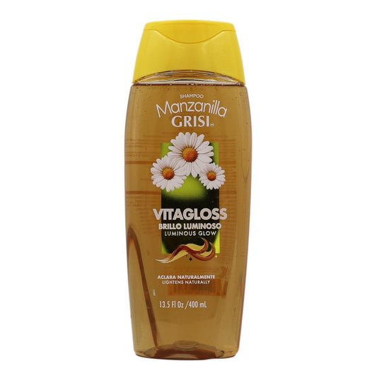 Grisi Manzanilla Cleansing Shampoo with Chamomile Extract for All Hair Types, 13.5 fl oz Bottle