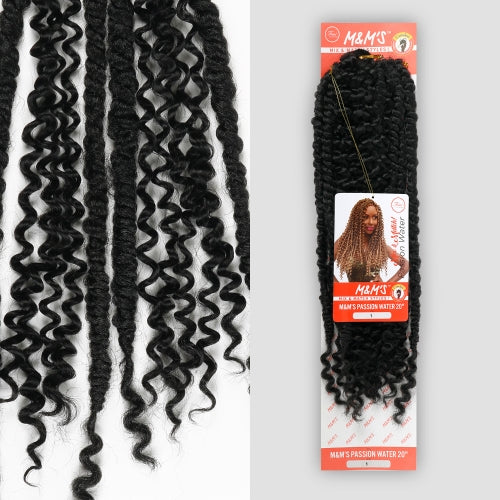 Femi Collection MnM'S Crochet Braids MnM'S Passion Water 20" Braiding hair