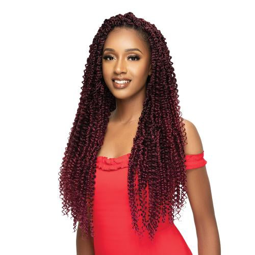 Outre Crochet Braids X-Pression Twisted Up Pre-Twisted Boho Kinky Passion Water Wave 24”