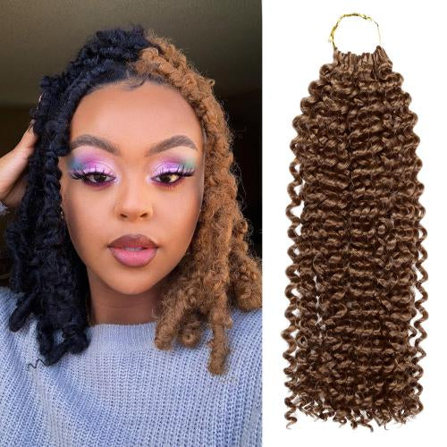 Authentic Synthetic Hair Crochet Braids Water Wave 12"