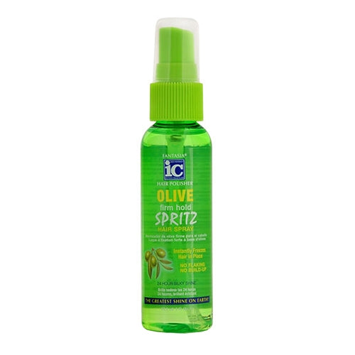 Fantasia IC Hair Polisher Olive Firm Hold Spritz 2oz